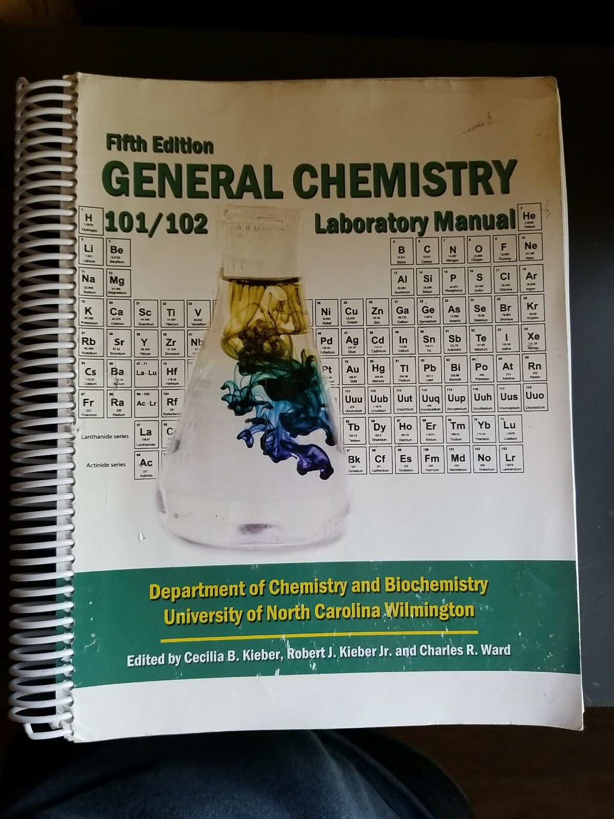 General Chemistry: Chemistry 101/102 Laboratory Manual – Spiral-bound – GOOD