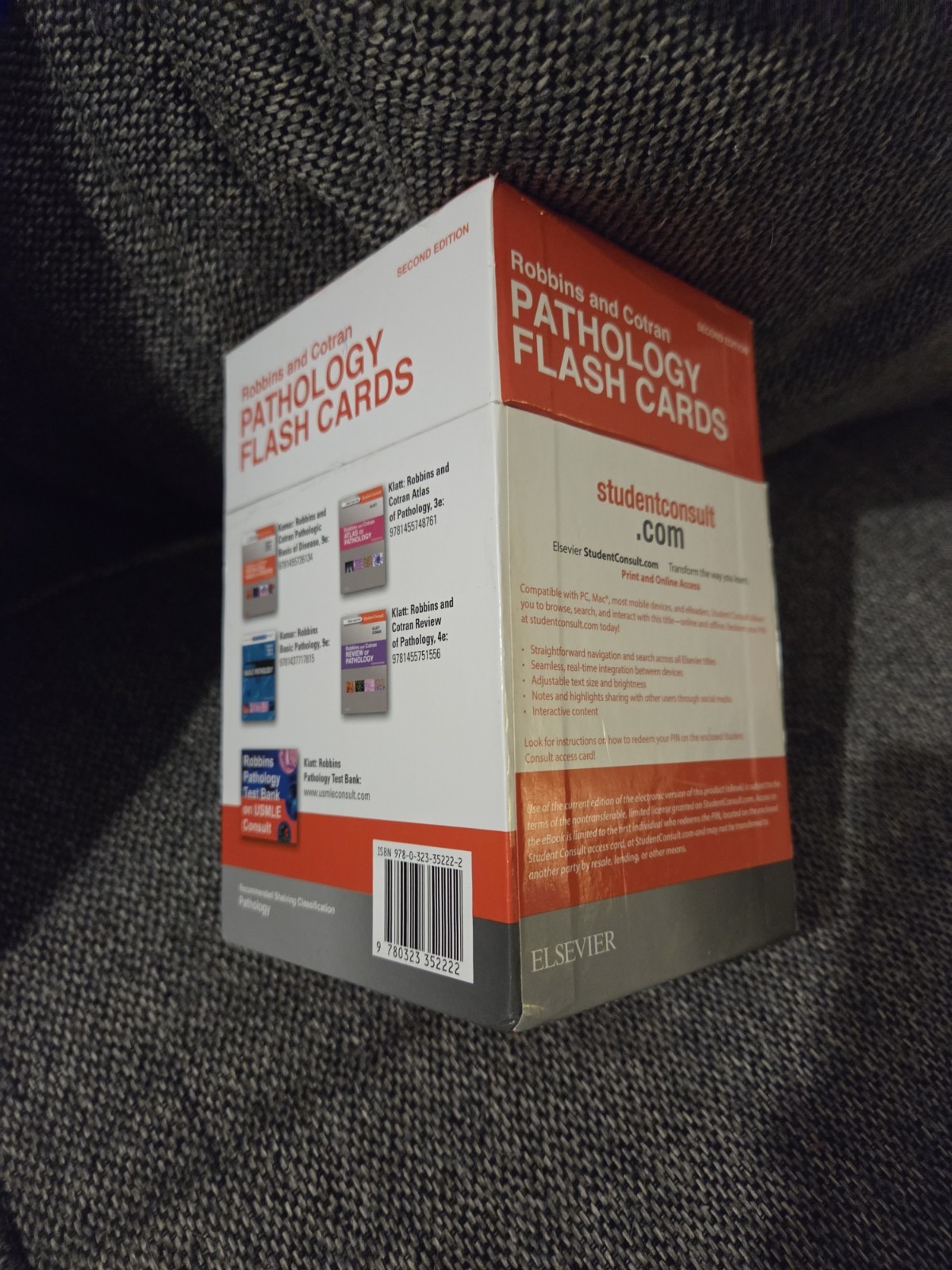 Robbins and Cotran Pathology Flash Cards 2nd Edition w/Student Consult NEW