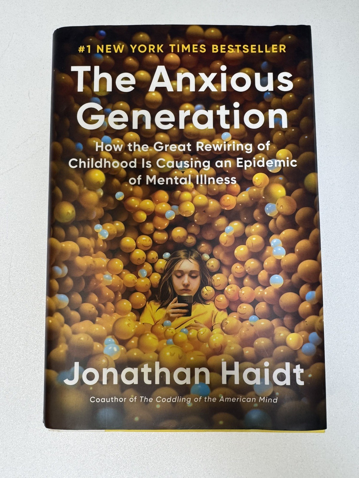 2024 The Anxious Generation Jonathan Haidt HC DJ Best Seller Mental Health