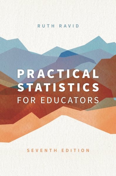 Practical Statistics for Educators, Hardcover by Ravid, Ruth, Brand New, Free…