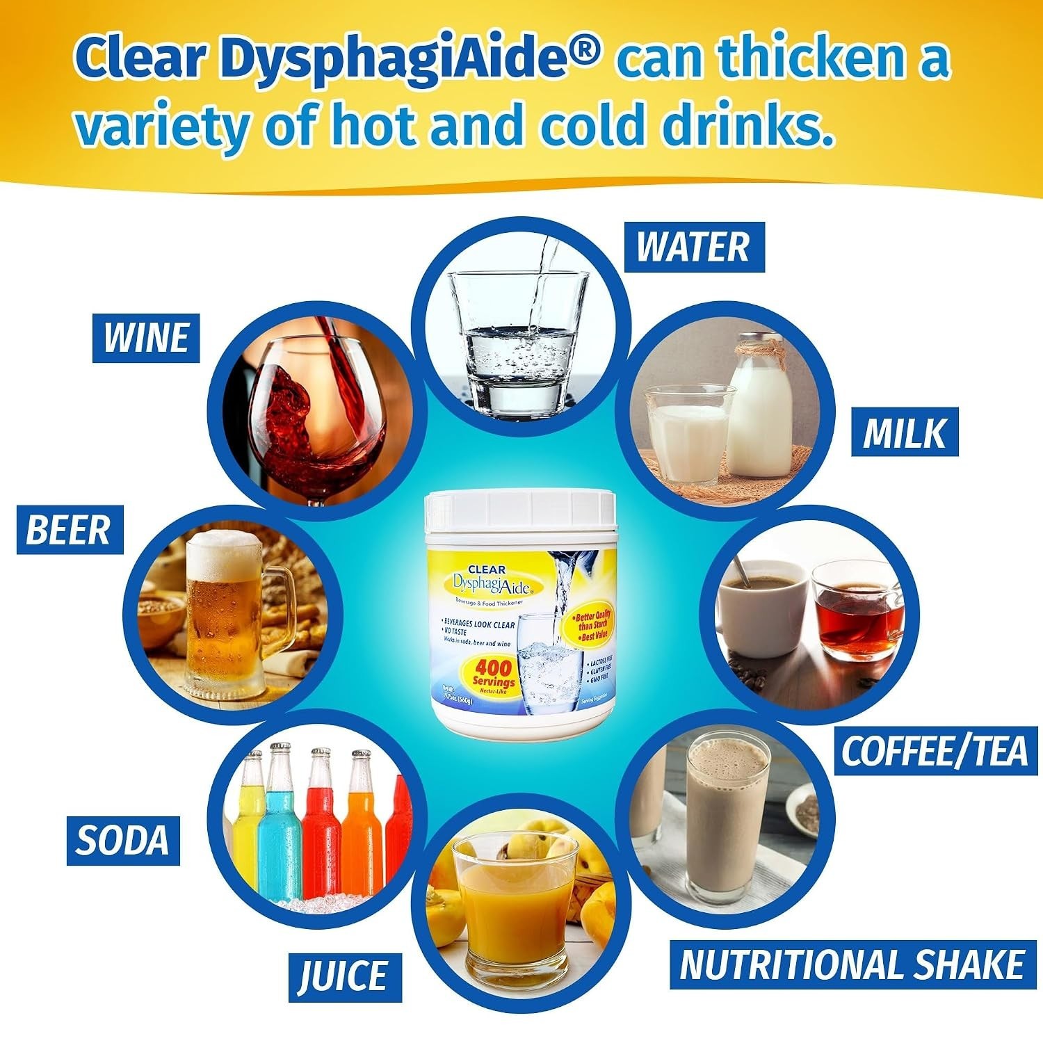 Xanthan Gum Thickener for Dysphagia Swallowing Difficulties