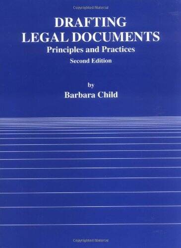 Drafting Legal Documents Principles and Practices (American Casebook) – GOOD
