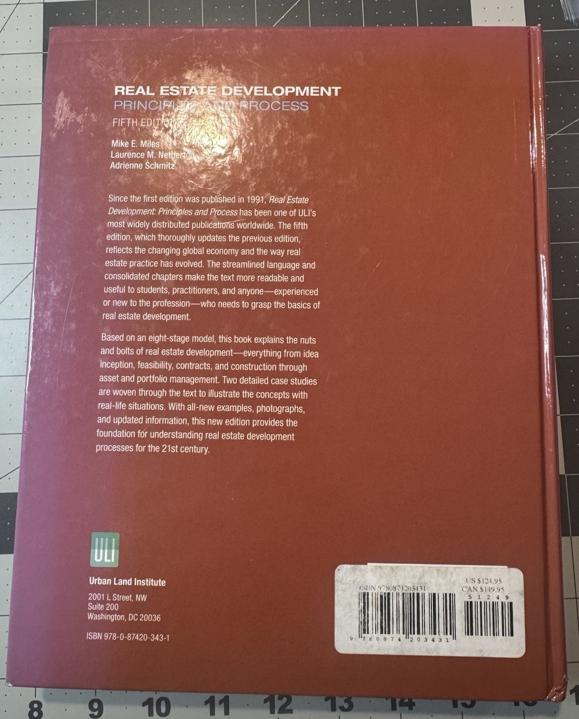 Real Estate Development – 5th Edition : Principles and Process by Adrienne…
