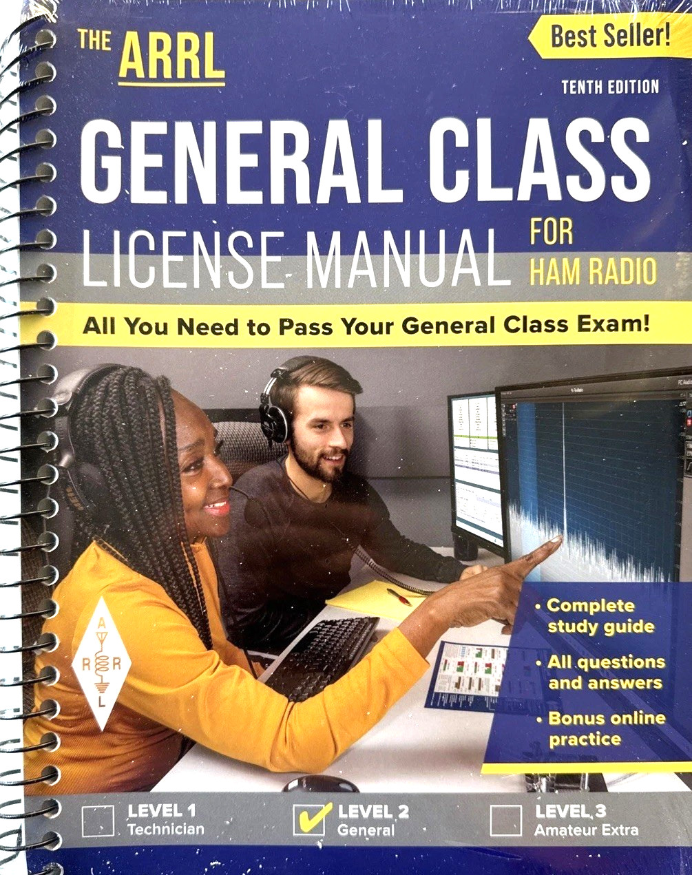 ARRL GENERAL CLASS LICENSE MANUAL for HAM RADIO 10th Ed.Complete Study Guide*NEW