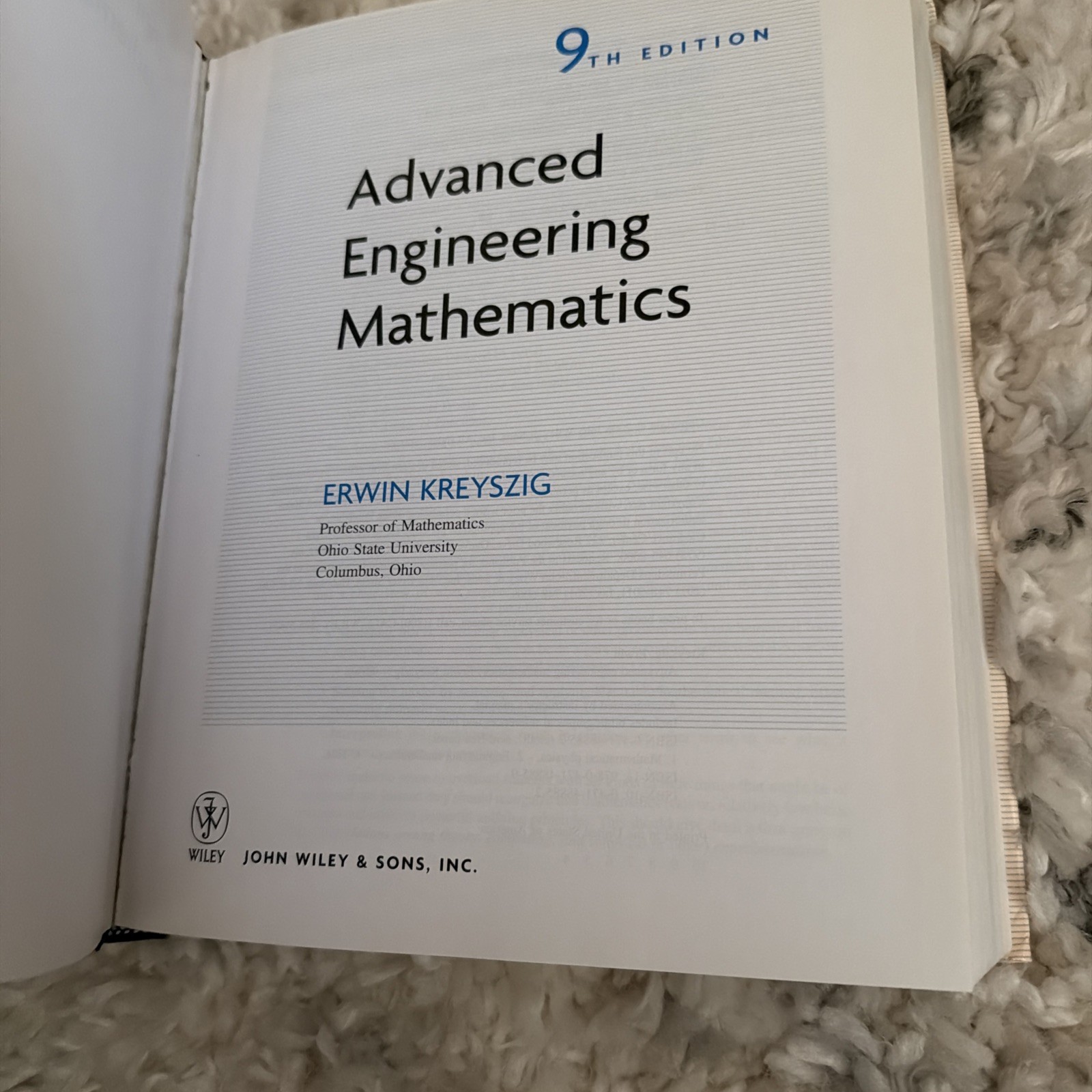 Advanced Engineering Mathematics by Erwin Kreyszig (2005, Hardcover)