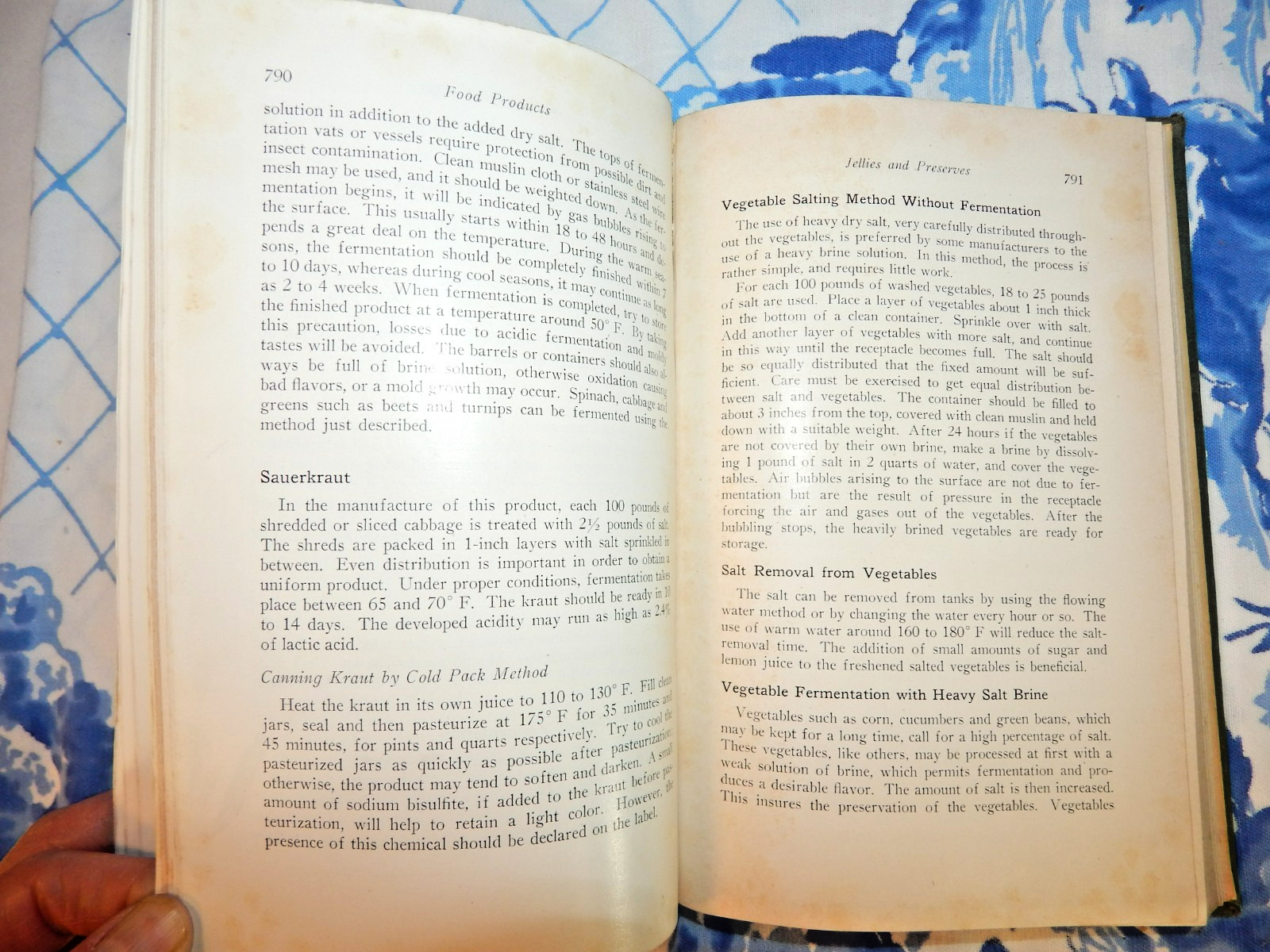 Food Products by Saul Blumenthal (English) Hardcover Book 1947