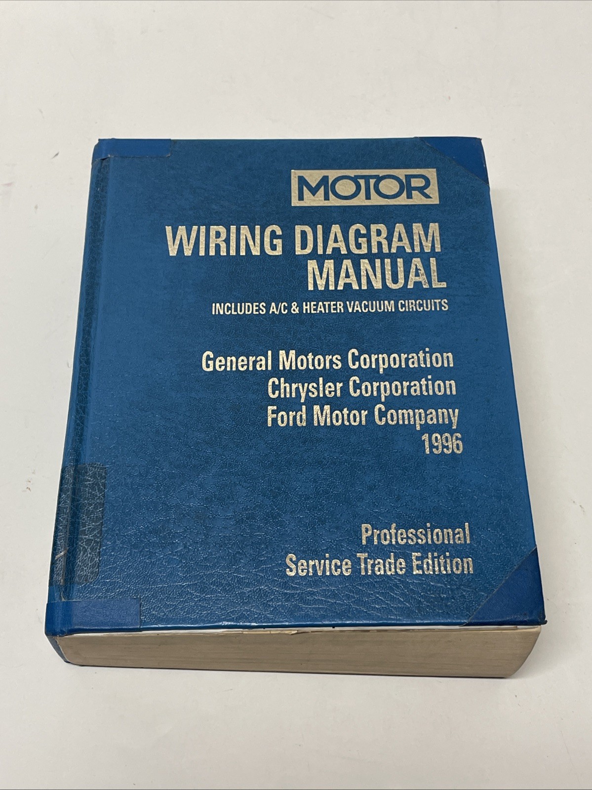 1996 Motor Wiring Diagram Manual A/C Gen Motors Chrysler Ford Prof Service Ed
