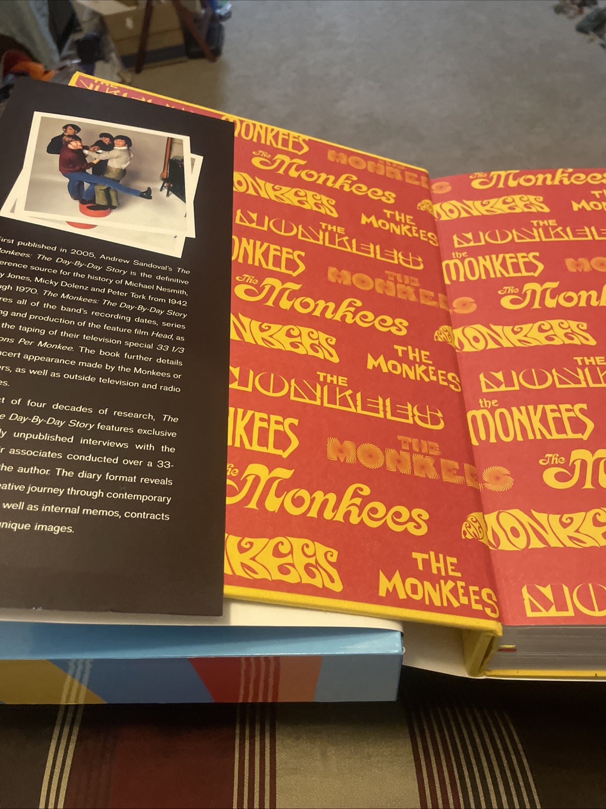 The Monkees Day-By-Day Story Andrew Sandoval 740 Page Color 60s History 2021 TV