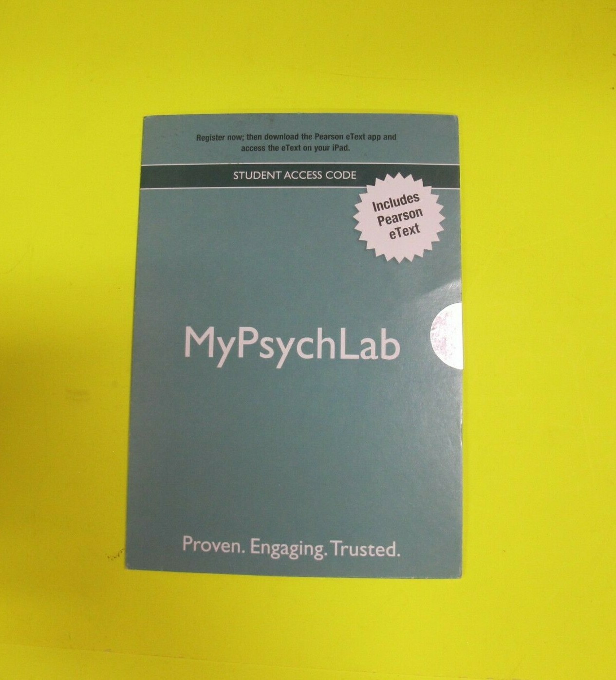 MyPsychLab Student Access Code NEW SEALED 0-205-20651-4