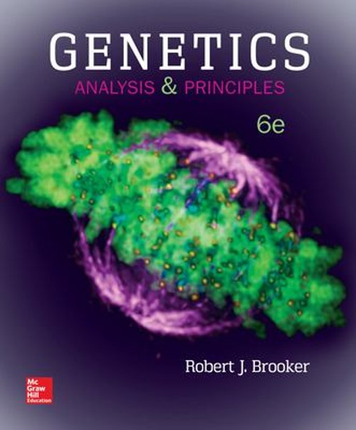 Genetics: Analysis and Principles Hardcover Robert J. Brooker