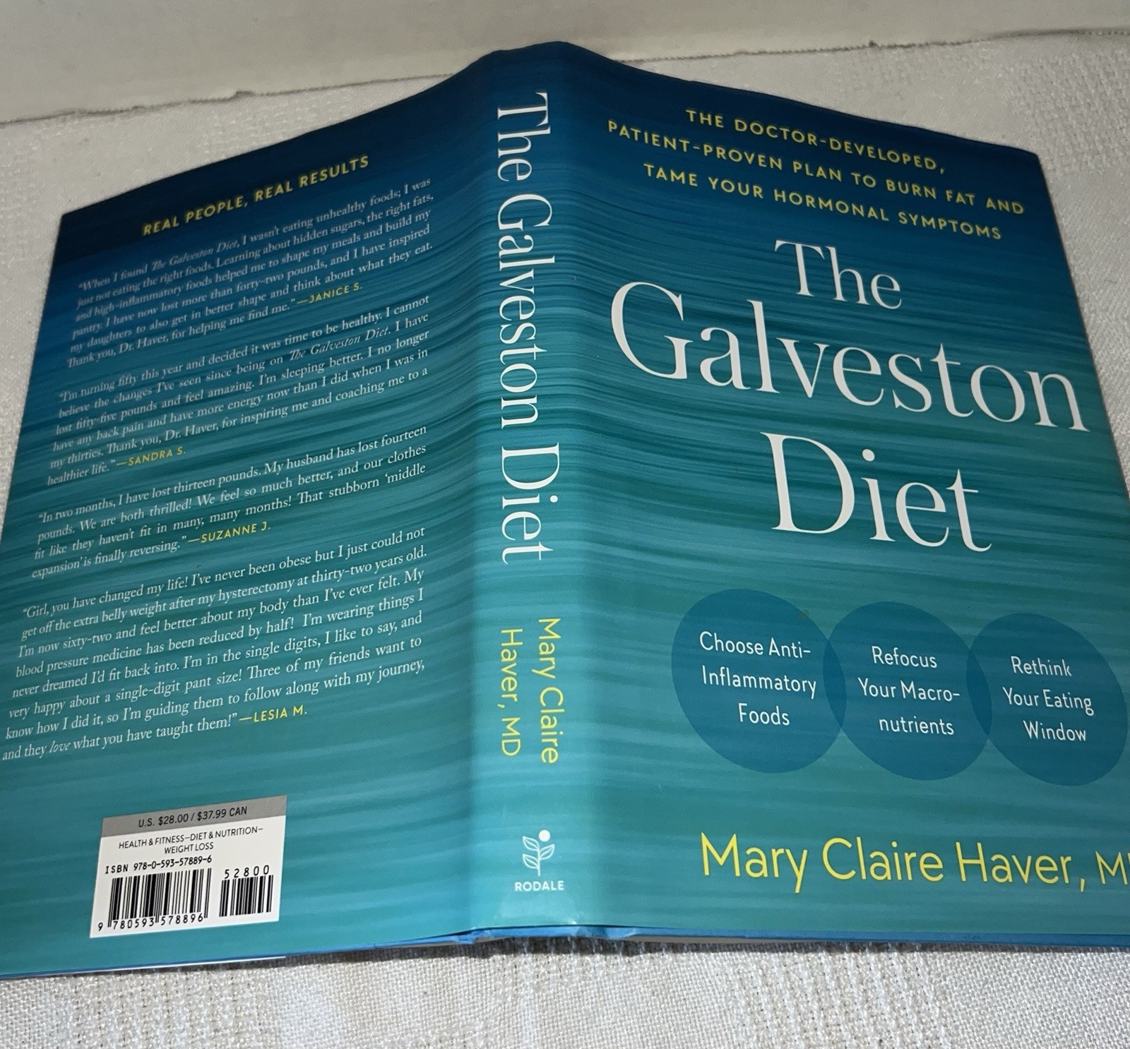 The Galveston Diet The Doctor Developed, Patient Proven Hardcover New