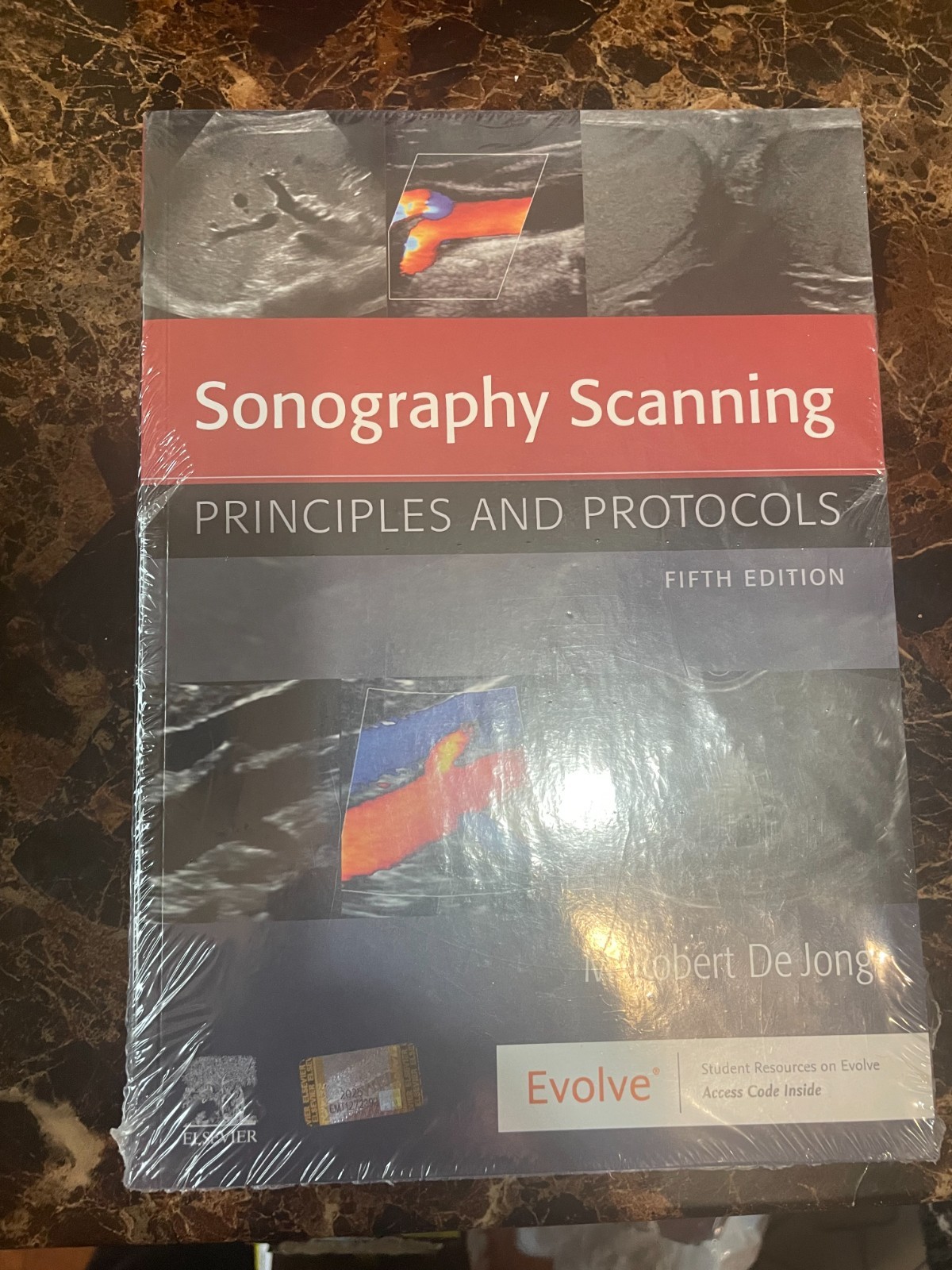 NEW sealed Sonography Scanning: Principles and Protocols Textbook 5th ed De Jong