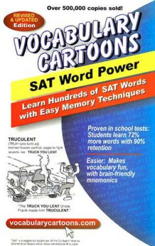 Vocabulary Cartoons: SAT Word Power – Paperback By Burchers, Sam – GOOD