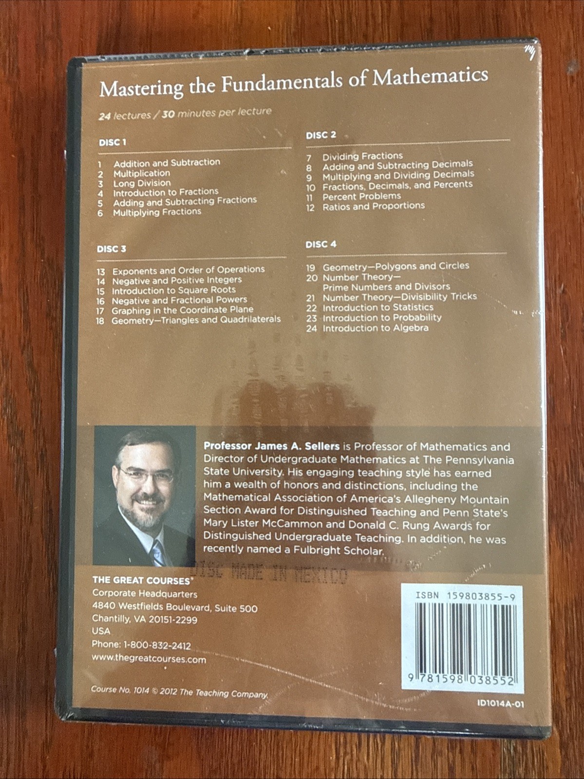 Mastering the Fundamentals of Mathematics by Not Available (DVD)