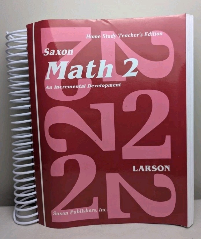 Saxon Math 2 Home Study Teachers Edition – Larson – An Incremental Development