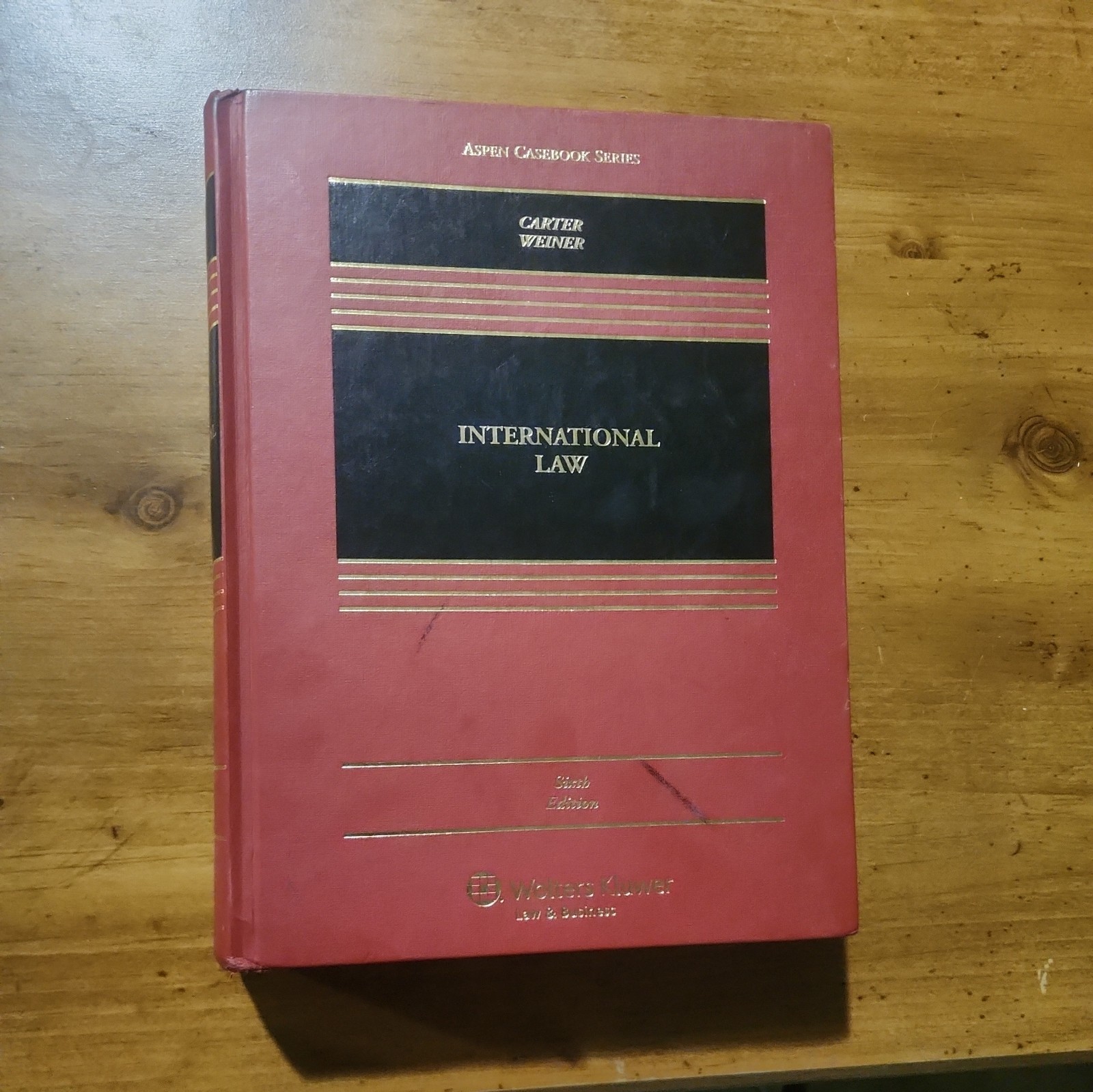 International Law 2011 (Aspen Casebook) – Hardcover, by Carter Barry E.; – Good