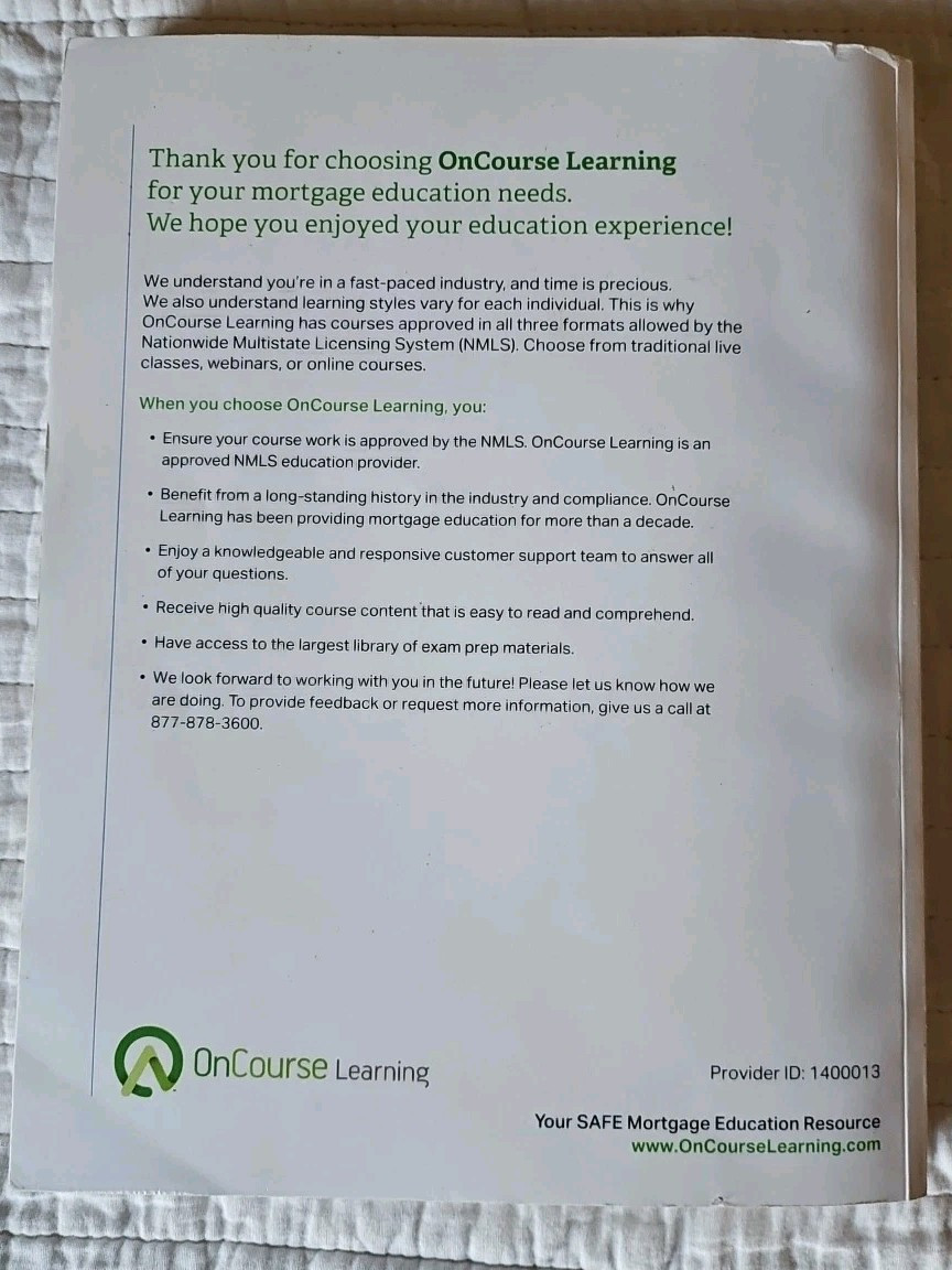 Applying Mortgage Knowledge to Exam Preparation (2021 exam)