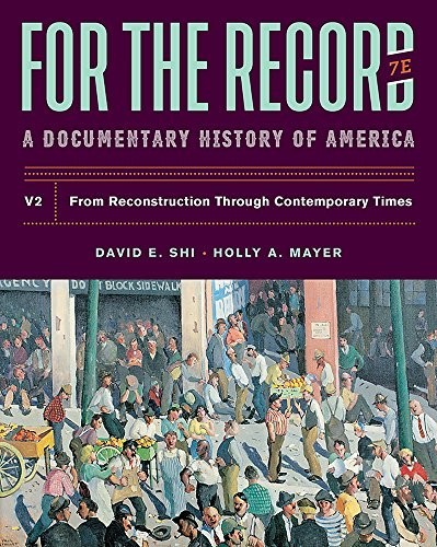 For the Record: A Documentary History