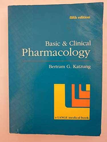 Basic & Clinical – Unknown Binding, by Katzung Bertram G. – Very Good