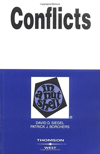 Conflicts in a Nutshell (Nutshells), Siegel, David,Borchers, Patrick, Good Book