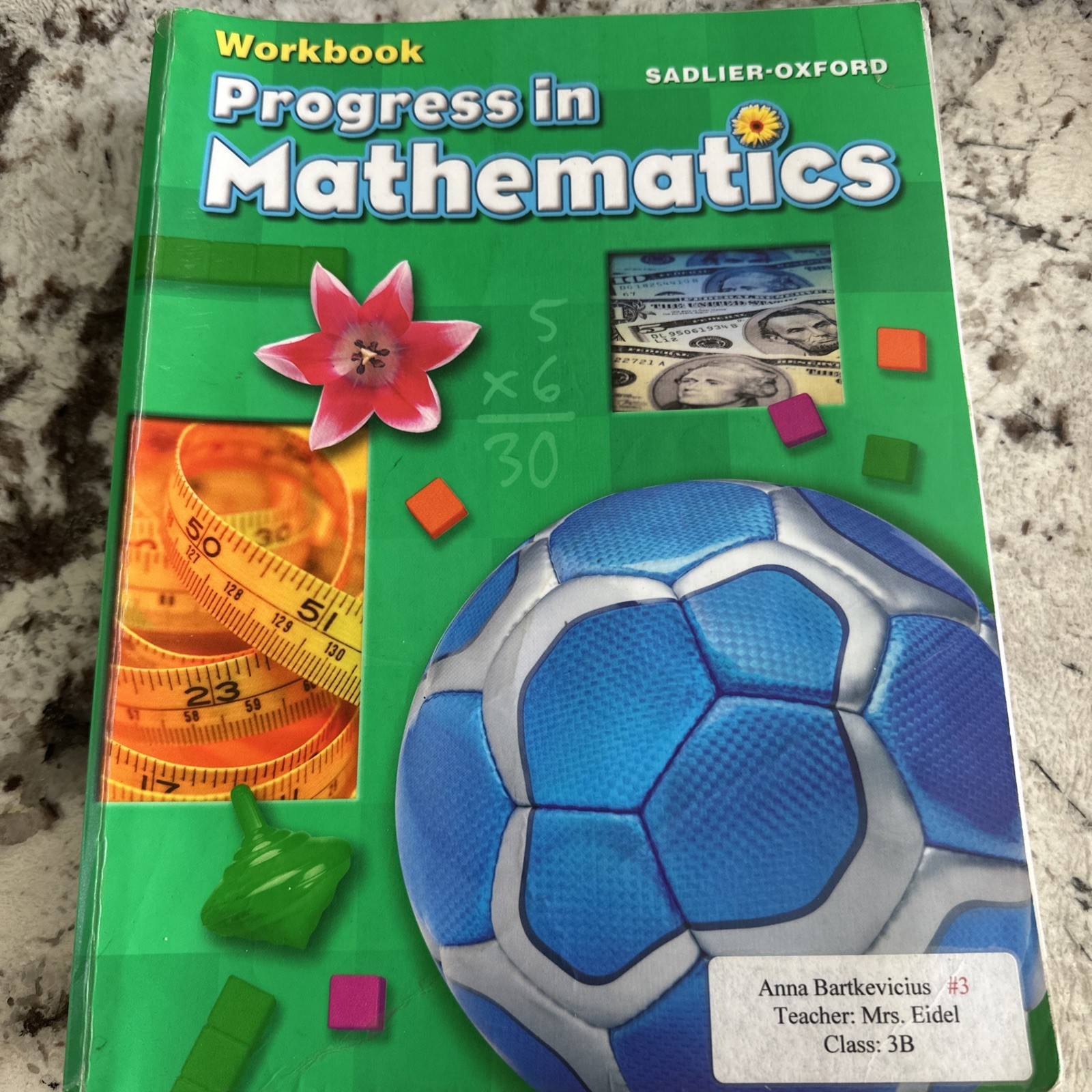 Progress in Mathematics Workbook 2014 by Sadlier-Oxford 3rd grade