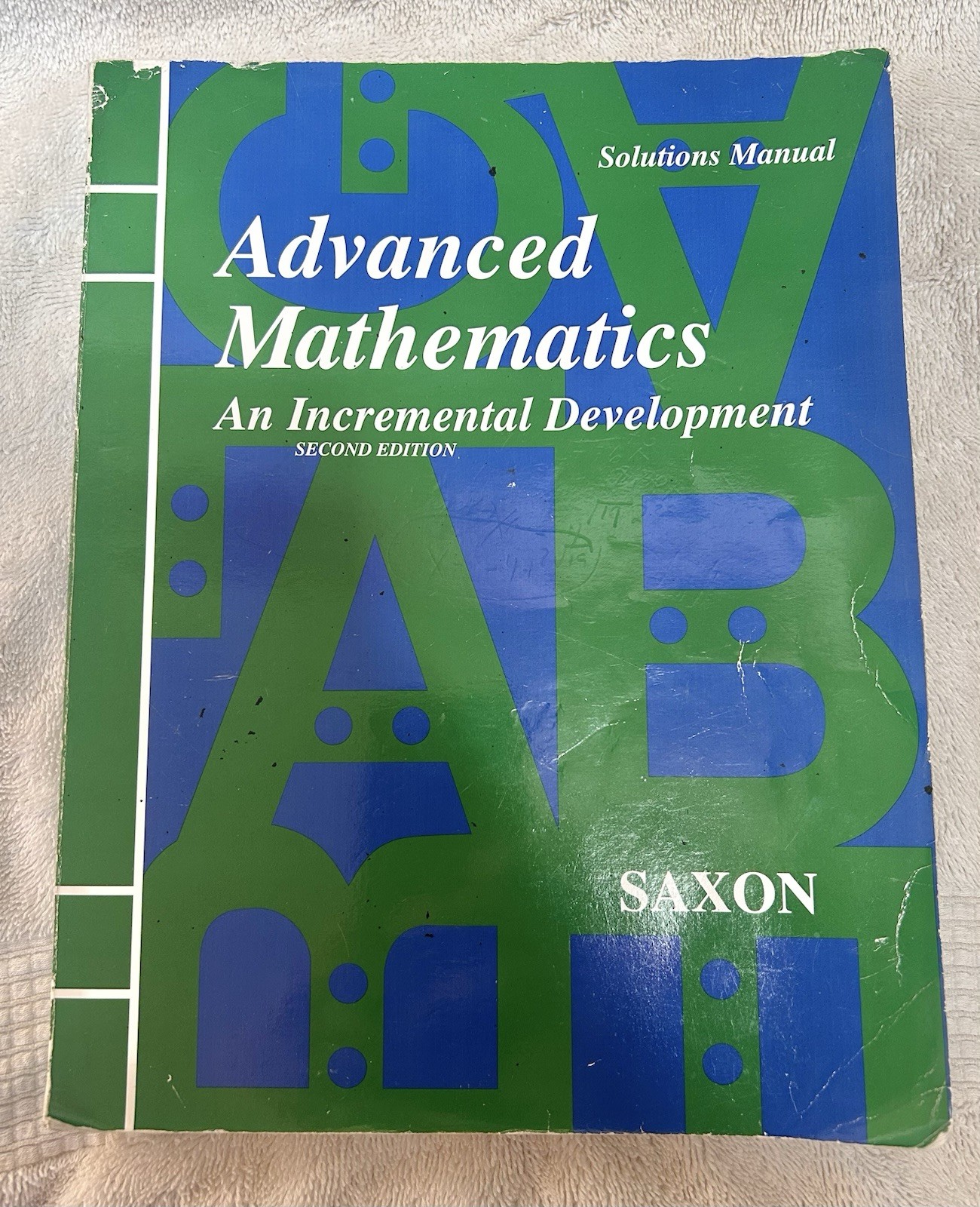 Saxon Advanced Mathematics Solutions Manual 2nd Ed Homeschool 2003