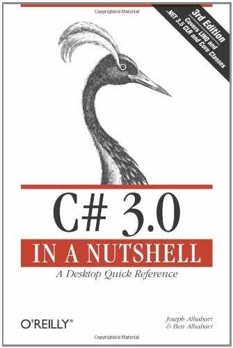 C# 3.0 in a Nutshell: A – Paperback, by Albahari Joseph; Albahari – Very Good x