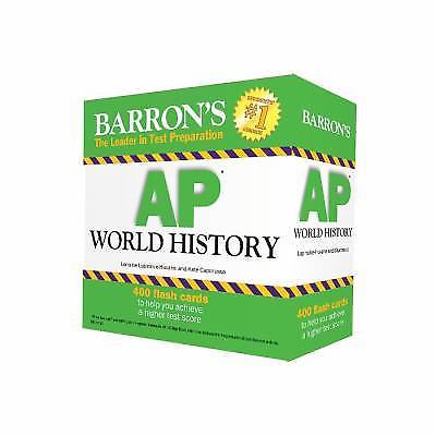 Barron’s Test Prep Ser.: AP World History Flash Cards 3rd Edition – New