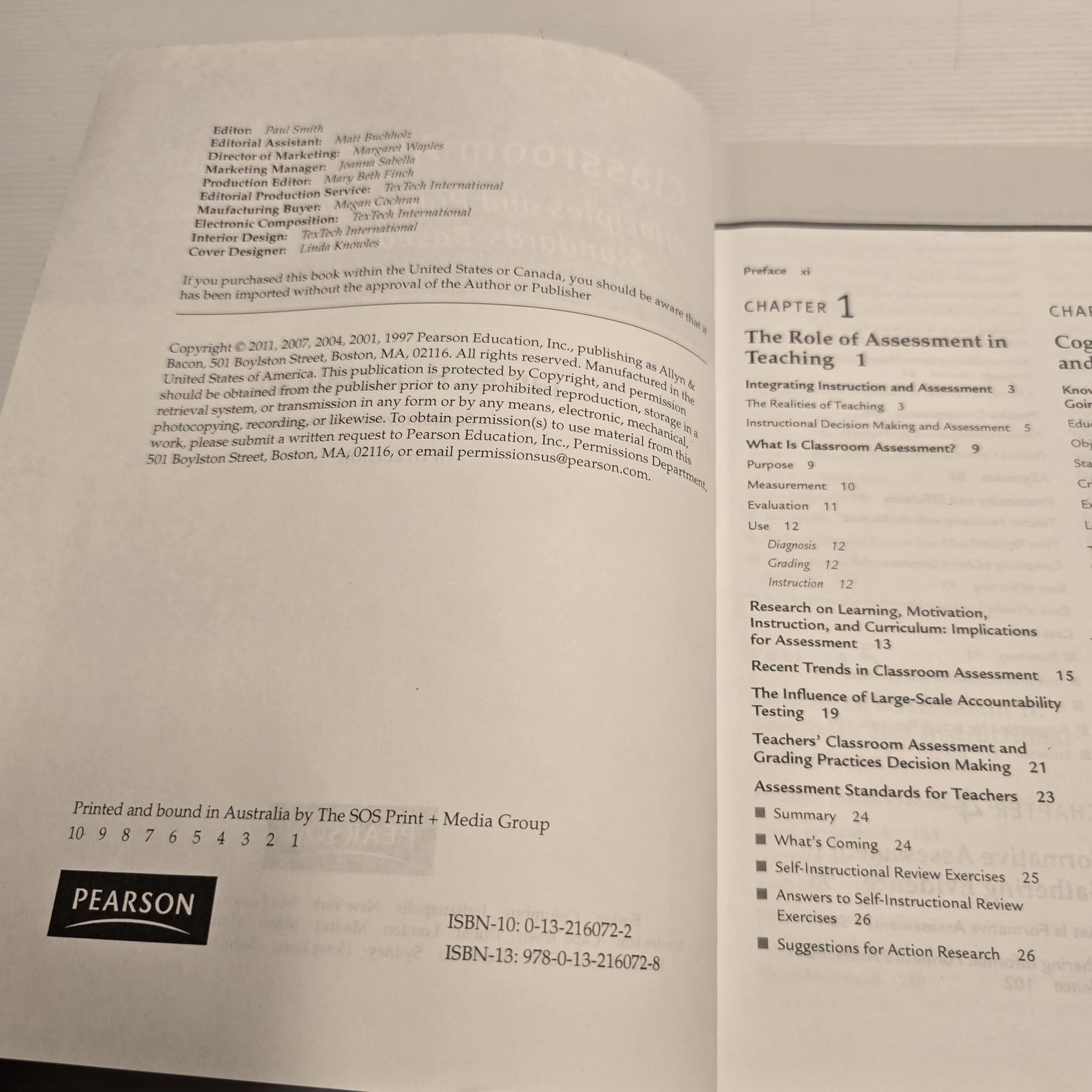 Classroom Assessment: Principles & Practice 5th Ed – James H. McMillan Textbook