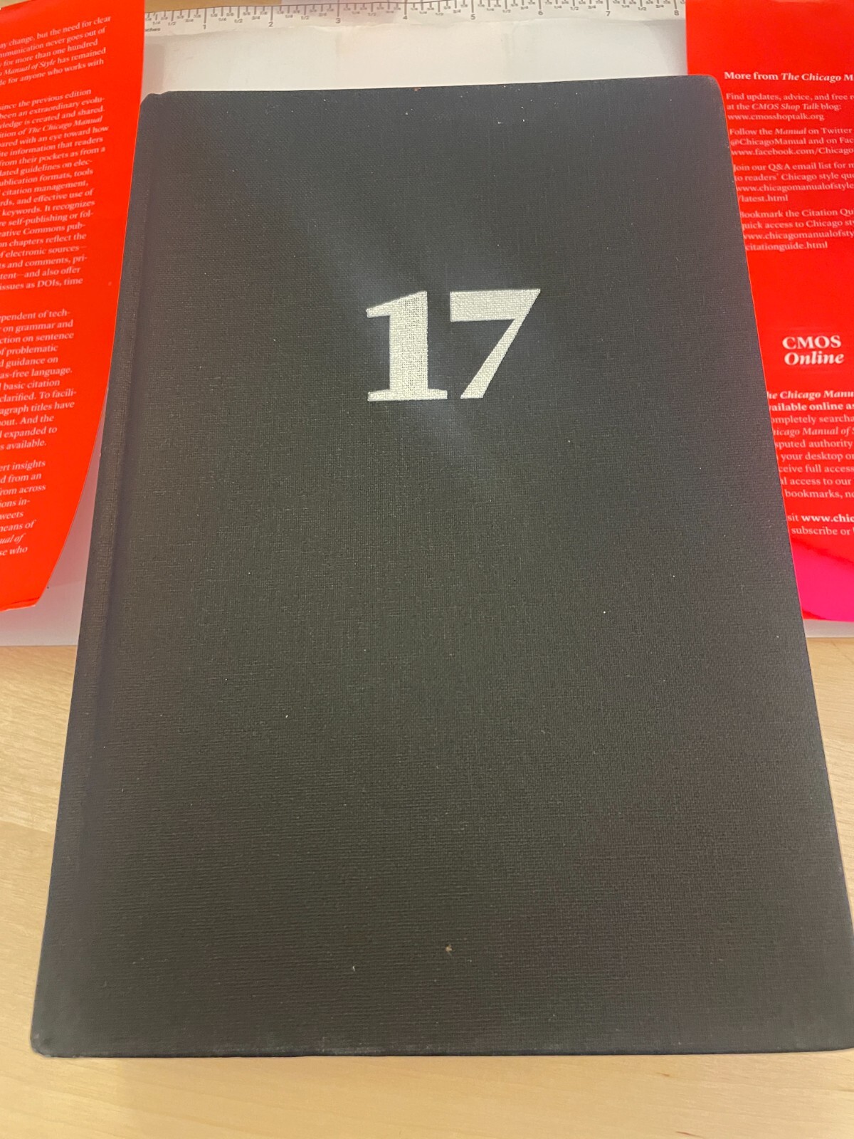 Chicago Manual of Style, 17th Edition | Hardcover | Like New