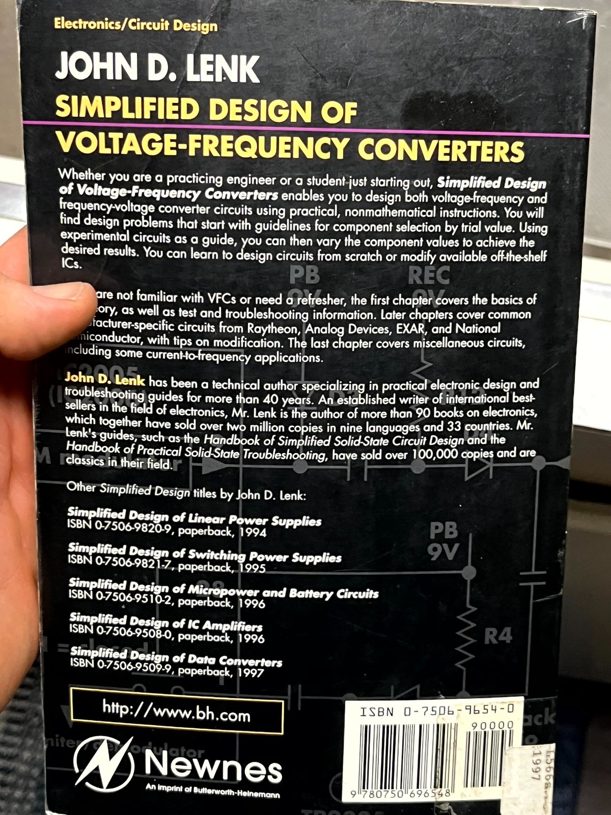 Vintage 1997 Simplified Design of Voltage-Frequency Converters by John D. Lenk