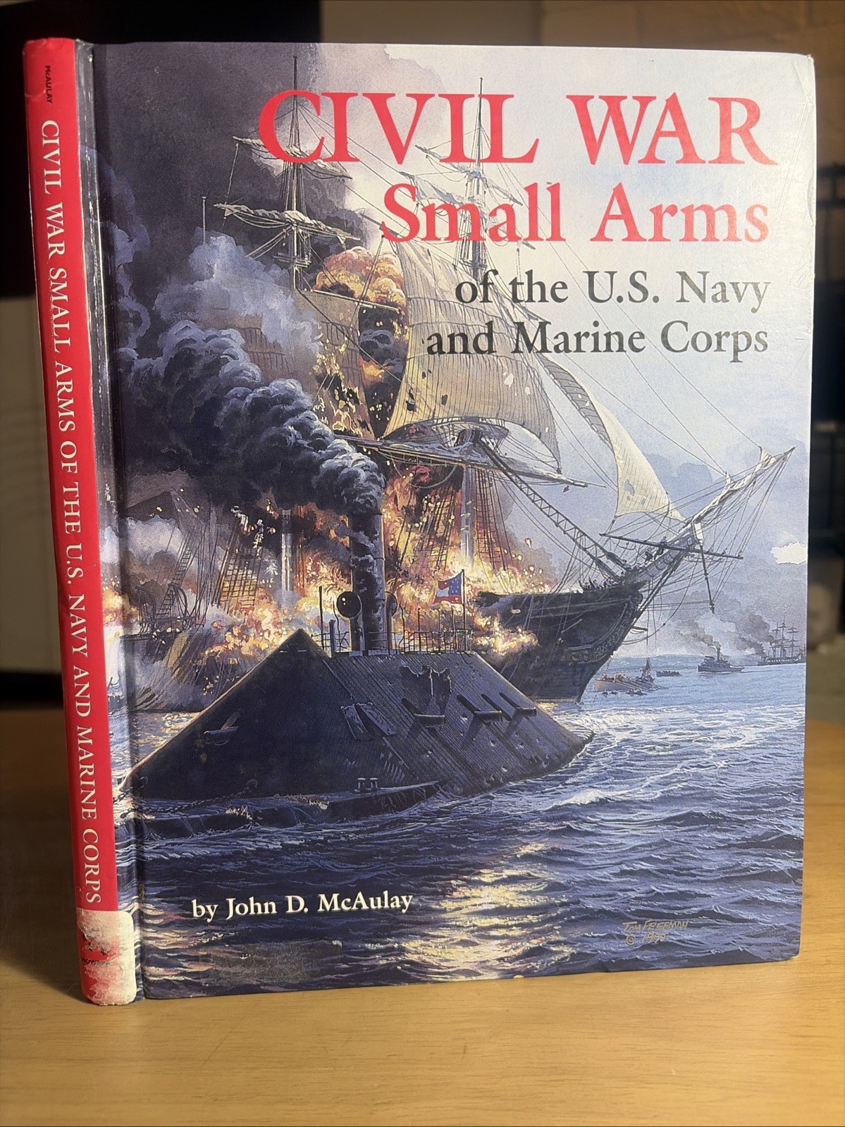 CIVIL WAR SMALL ARMS U.S. NAVY MARINE CORPS John McAulay 1999 1st Ed EX-Lib VG