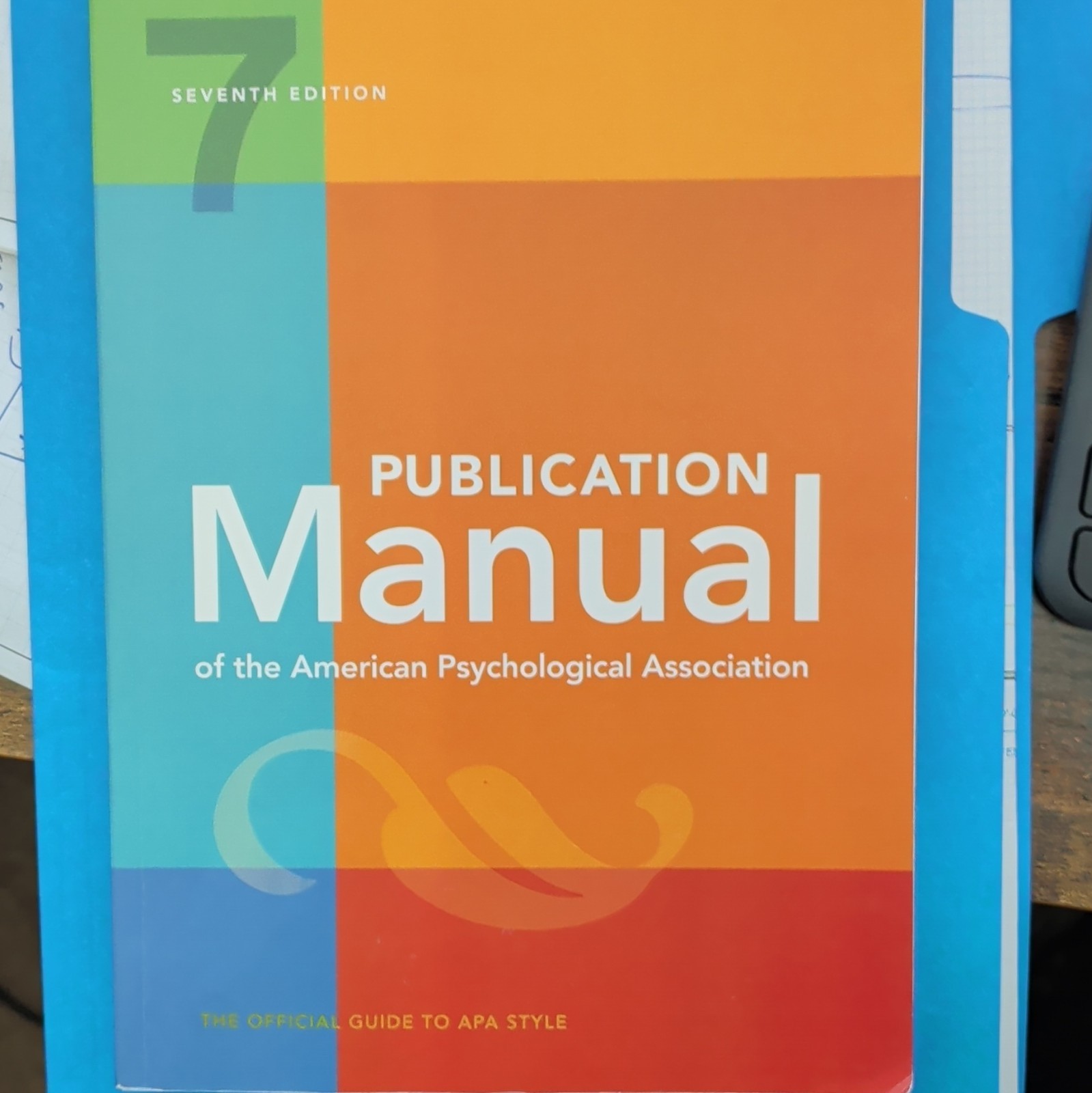American Psychological Association Publication Manual of the APA 7th Edition