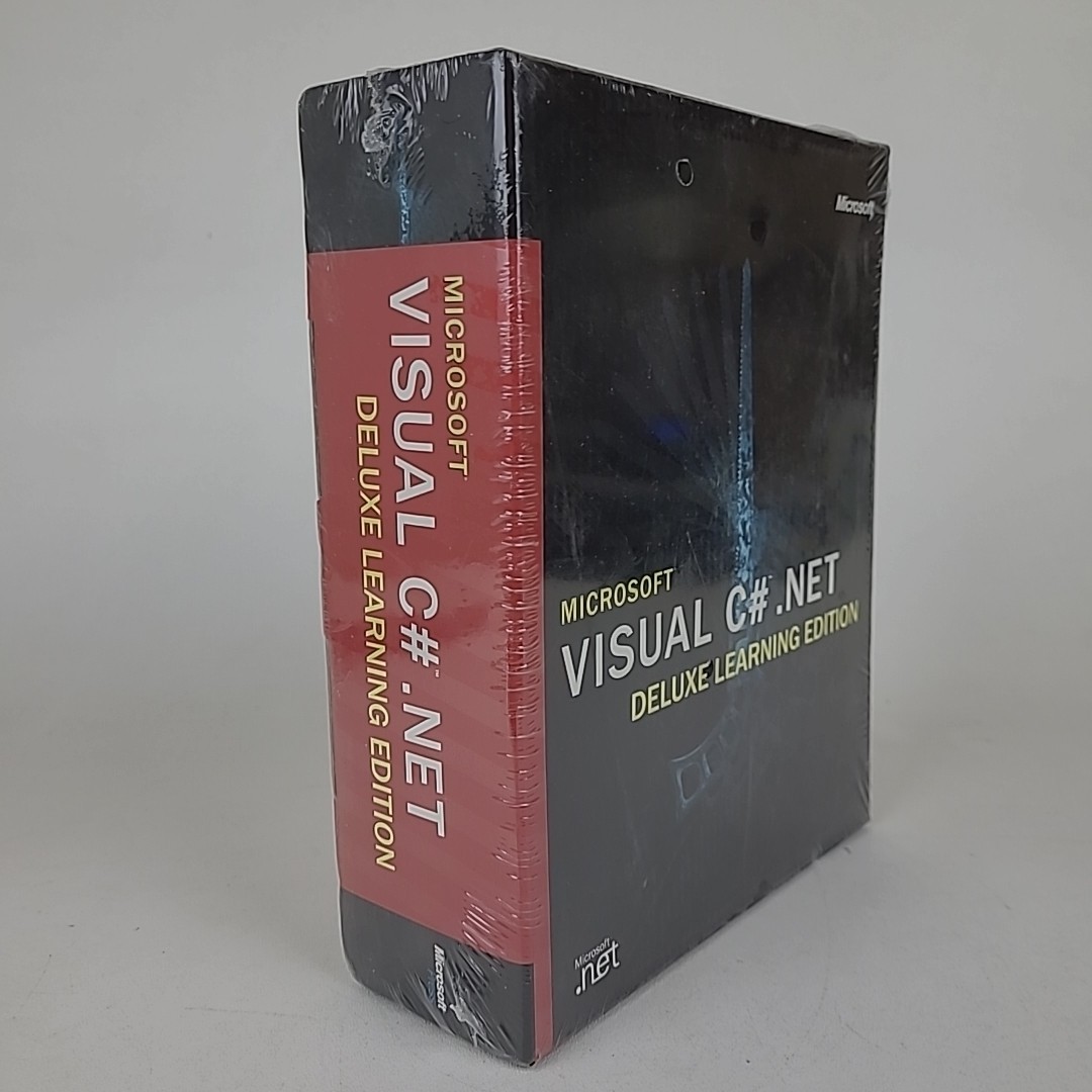 Microsoft Visual C# .NET Deluxe Learning Edition 2002 SEALED BRAND NEW
