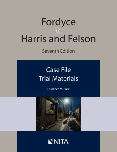 Nita Ser.: Fordyce V. Harris and Nelson : Case File by Laurence M. Rose…