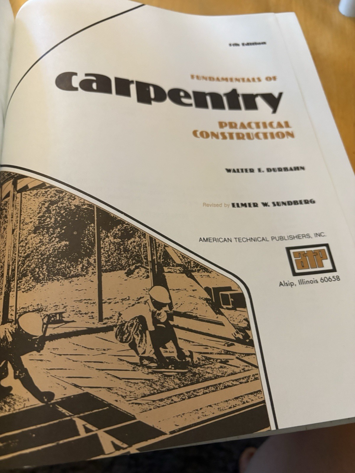 1970’S Carpentry Practical Construction Durbahn Vintage Text Book 5th