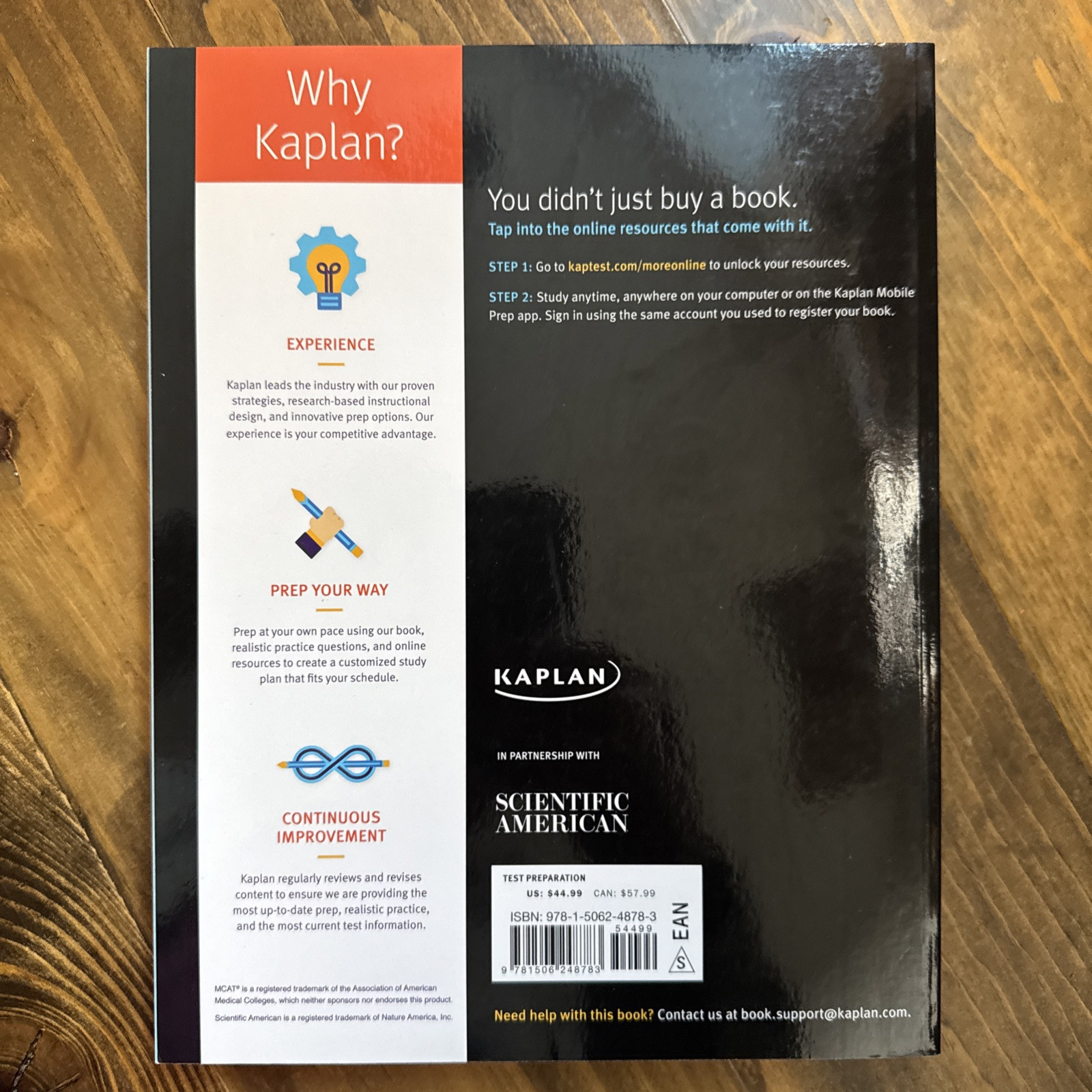 Kaplan Test Prep Ser.: MCAT Organic Chemistry Review 2020-2021, Like New