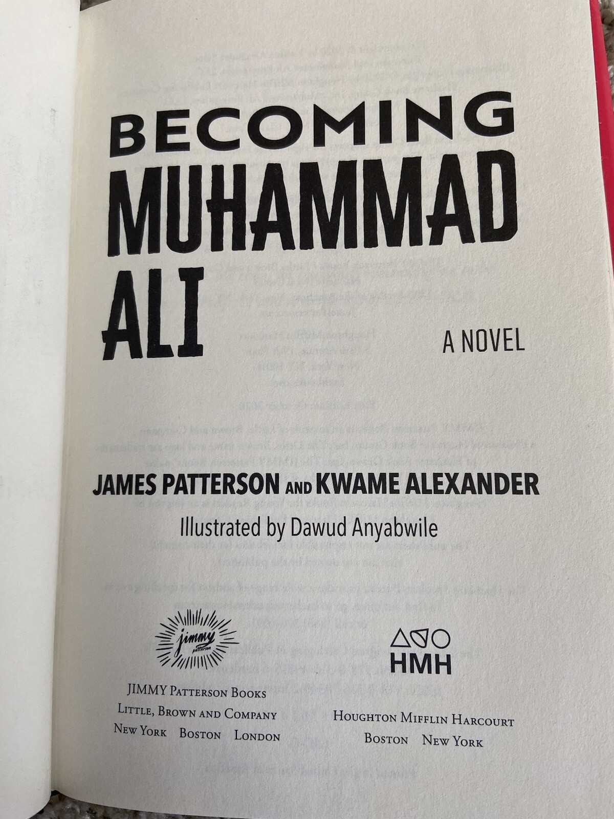 Becoming Muhammad Ali Book Hardcover By Patterson, James NM Boxing 2020📕