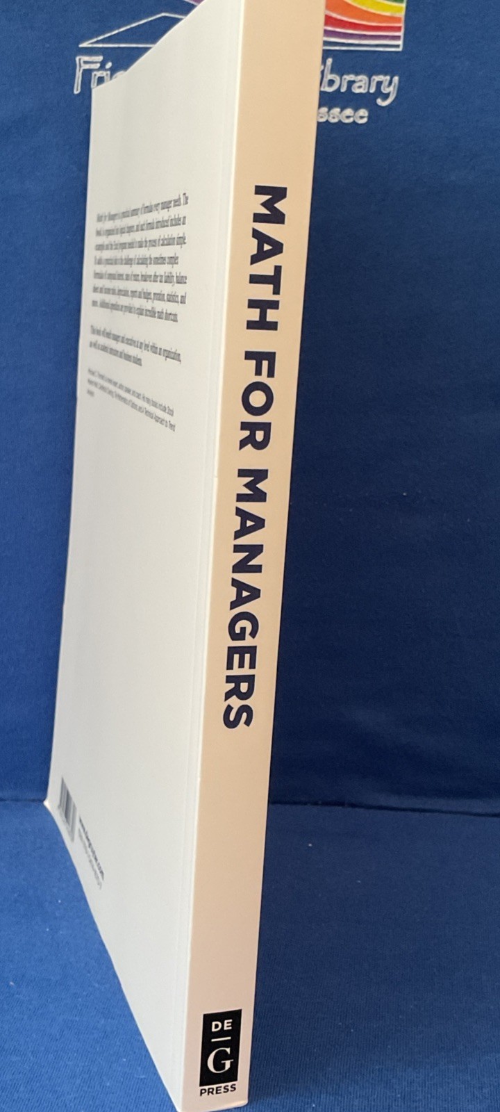 Math for Managers by Michael C. Thomsett (2018, Trade Paperback)