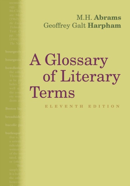 A Glossary of Literary Terms by M.H. Abrams PAPERBACK 9781285465067