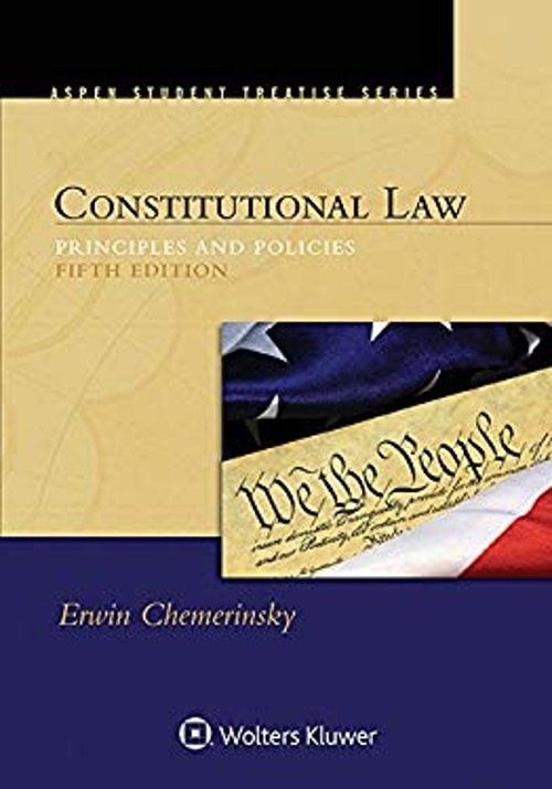 Constitutional Law : Principles and Policies Paperback Erwin Chem