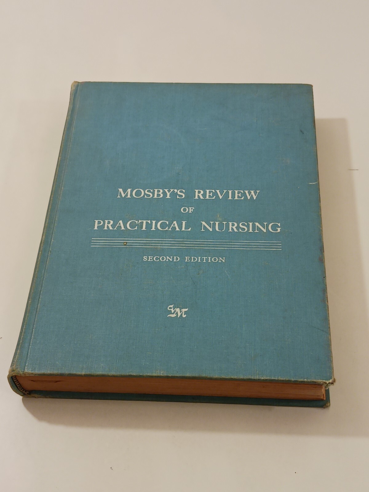 Mosby’s Review of Practical Nursing Hardback 2nd Edition 1957 Vintage Rare