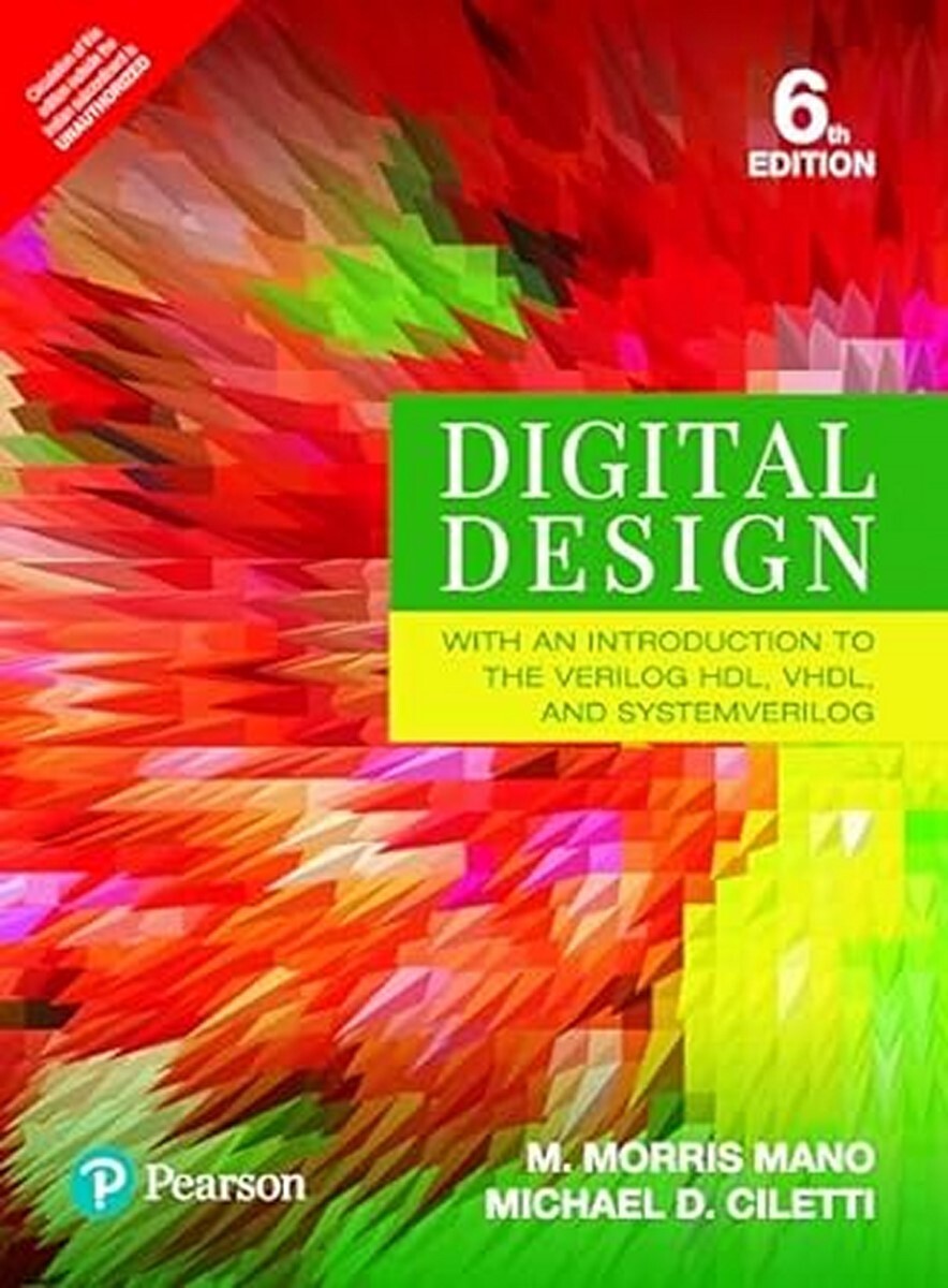 Digital Design: With Introduction to Verilog HDL 6th INTL ED “Free Ship from US”