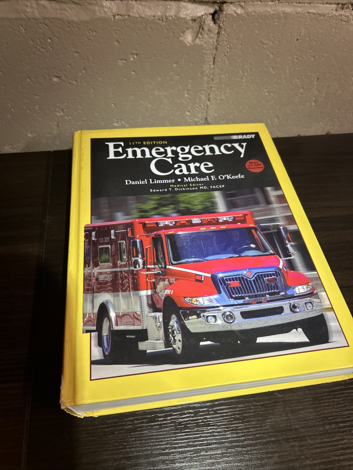 Emergency Care Textbook 11th Edition EMT Brady Books Daniel Limmer Hardcover