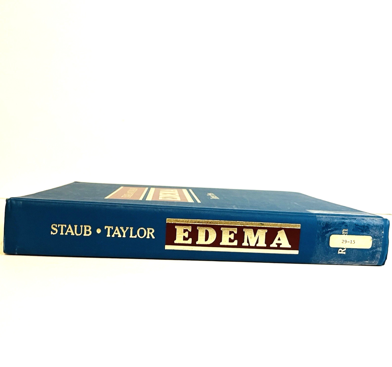Vintage Edema Book Medical Hardcover Staub and Taylor 1984 Raven Press