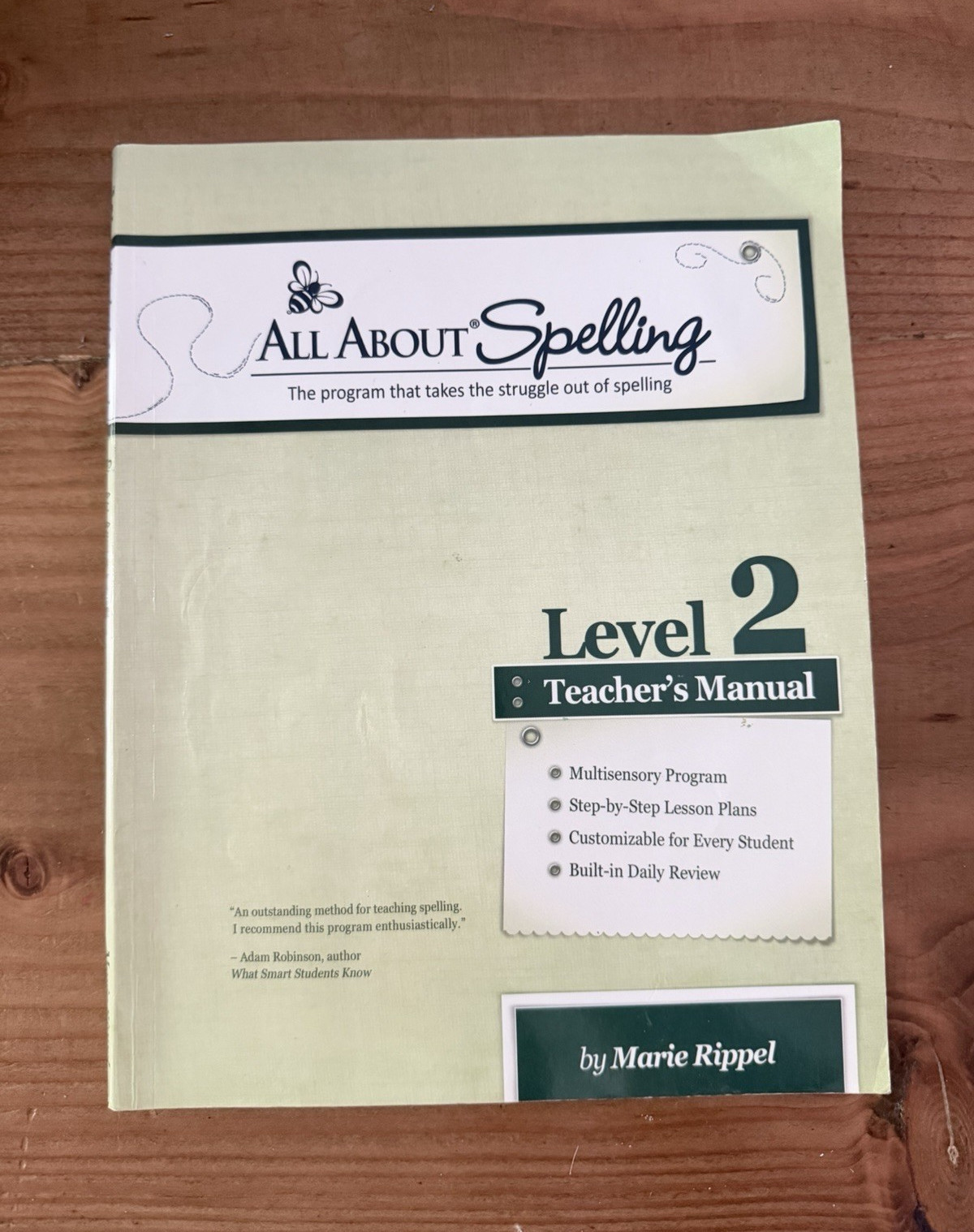 All About Spelling Level 2 Teacher’s Manual Teacher’s Edition Marie Rippel 2015