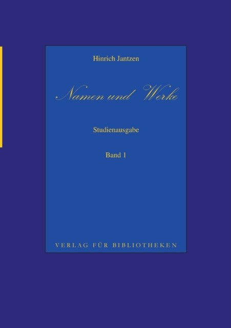 Jantzen – Namen und Werke 1 – New paperback or softback – X555z