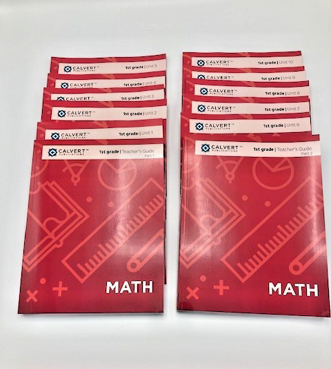 Calvert Math Grade 1 Curriculum Kit, Homeschooling, Open and Go, New in Box!