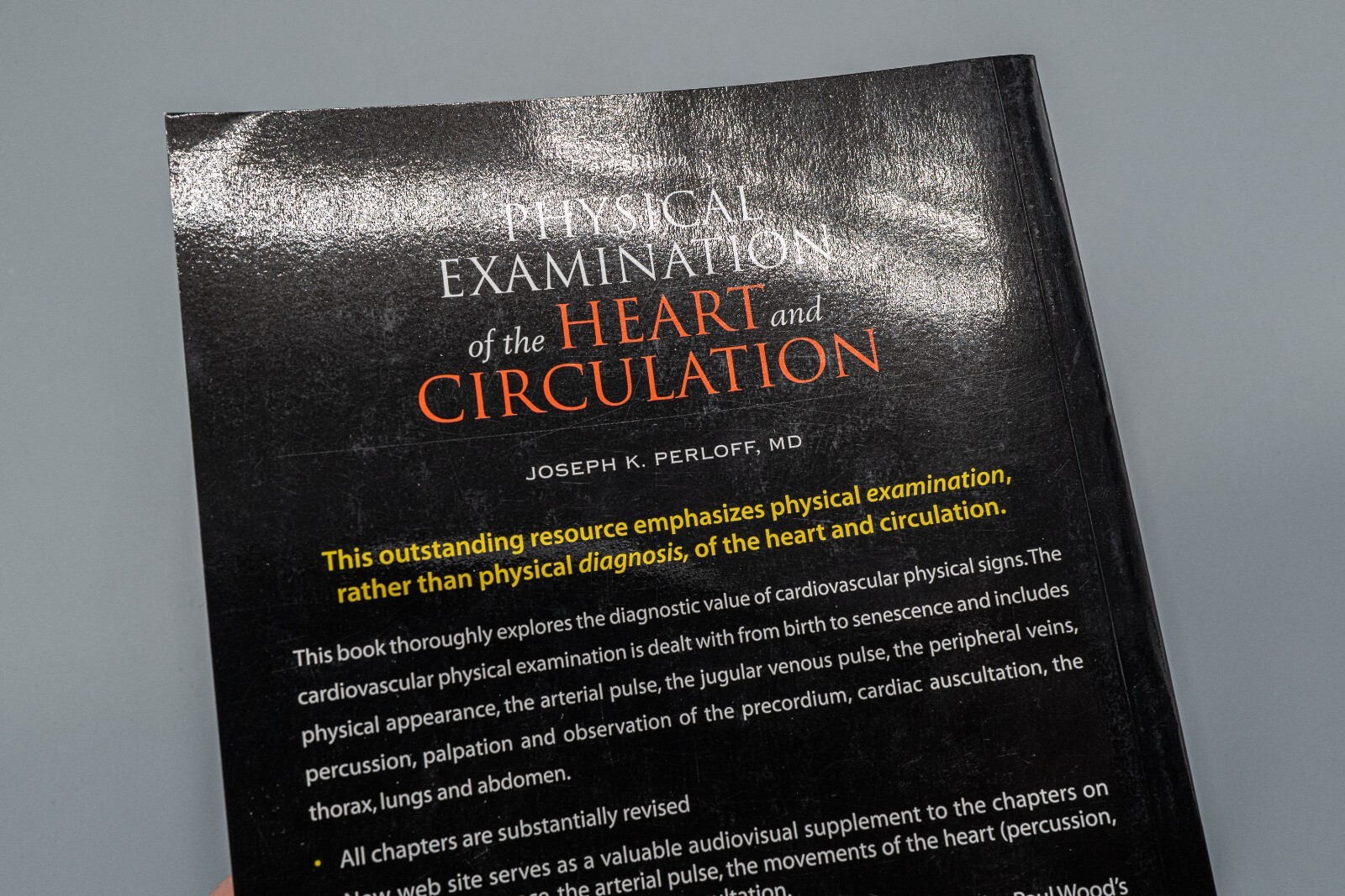 Physical Examination of Heart and Circulation by Joseph K. Perloff (2009, Paper)