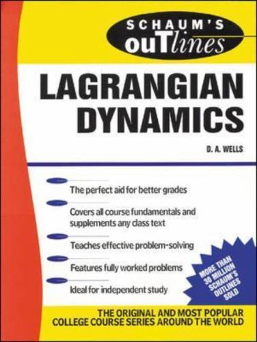 Schaum’s Outline of Lagrangian Dynamics – Dare A Wells, 9780070692589, paperback
